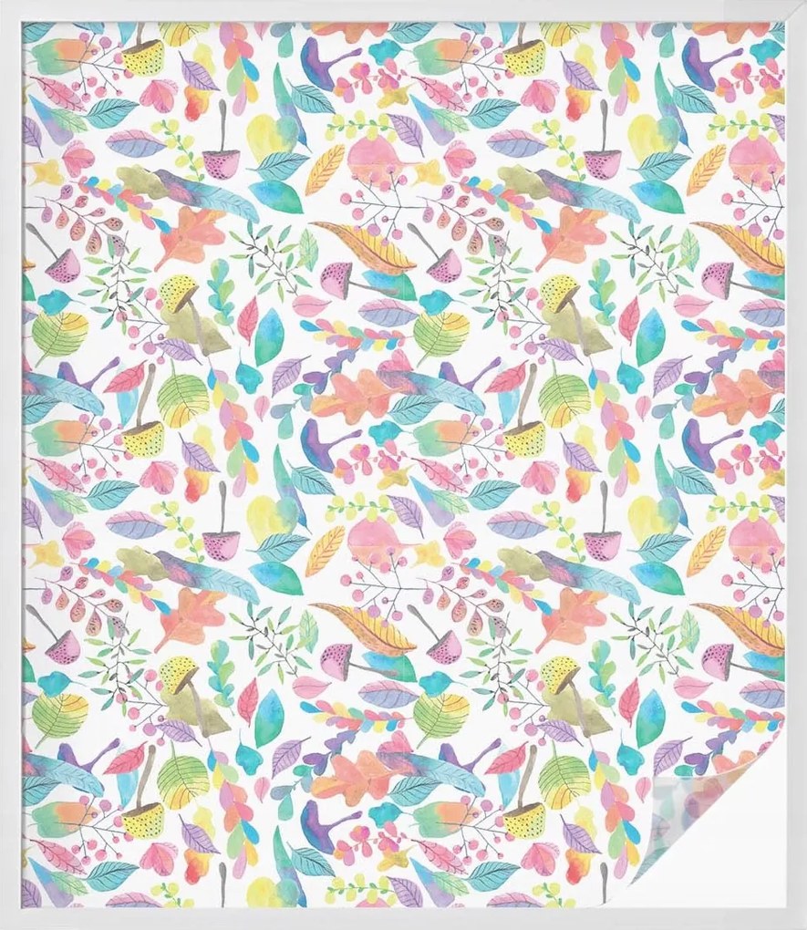 Öntapadós Ablakfólia Adatvédelem Színes kompozíció 100x116