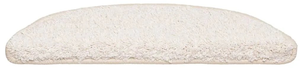 20 db fehér lépcsőszőnyeg 56x17x3 cm