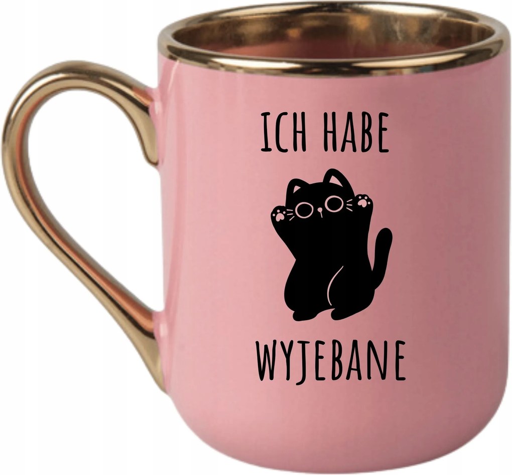 Bögre Elegáns Rózsaszín Arany Rant Vicces Ajándék Azok Habe