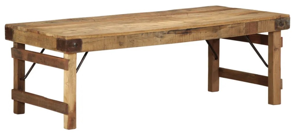 Dohányzóasztal Természetes fa Tömör fa 110 x 55 x 40 cm Egyszerű