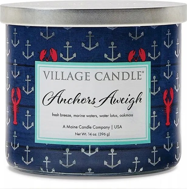 Tumbler Anchors Aweigh Luminary Village Candle