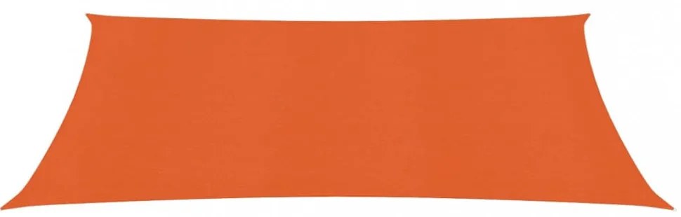 narancssárga HDPE napvitorla 160 g/m² 2 x 4,5 m
