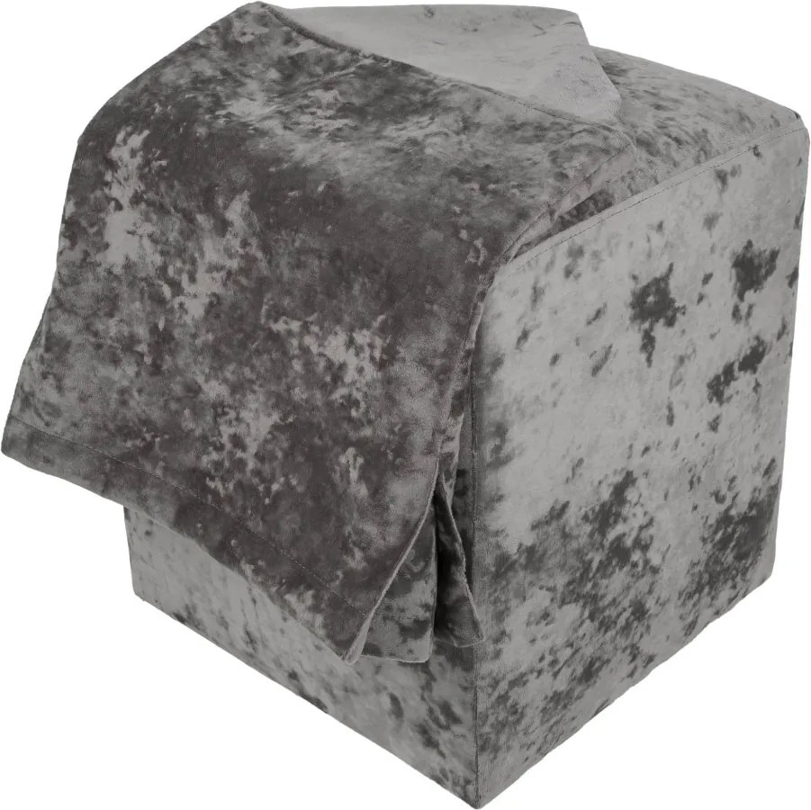 Cube H puff huzattal - E30 szövet - szürke R