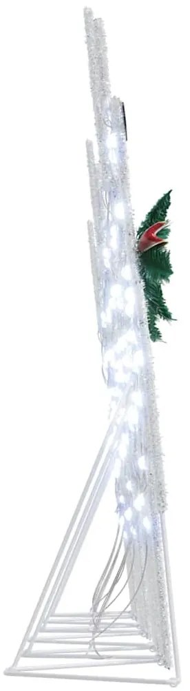 LED rénszarvasok 6 pcs Ezüst szövet