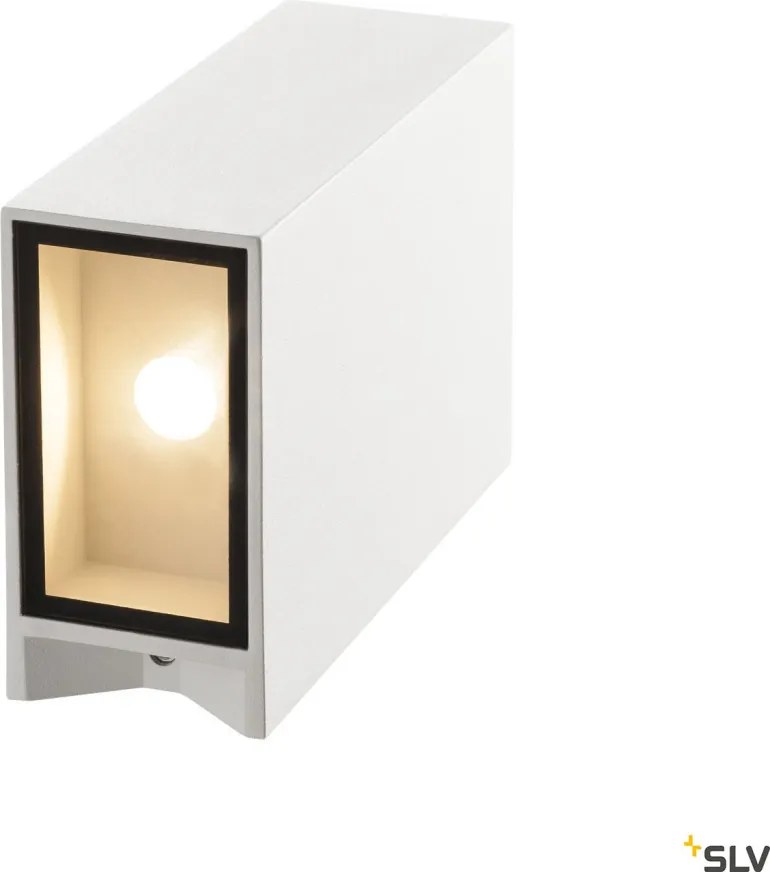 SLV 232441 QUAD Modern Kültéri Fali Lámpa Fehér LED IP44