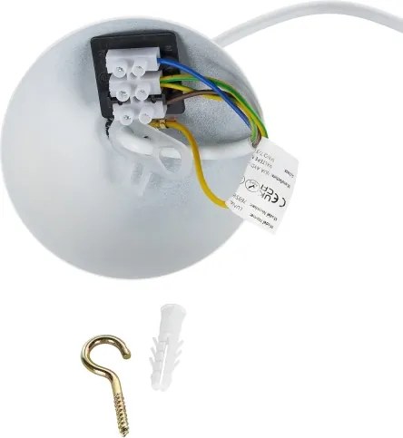 Brilagi - WABI SABI kábeles függőlámpa, 1xE27/40W/230V, Ø 30 cm, fehér
