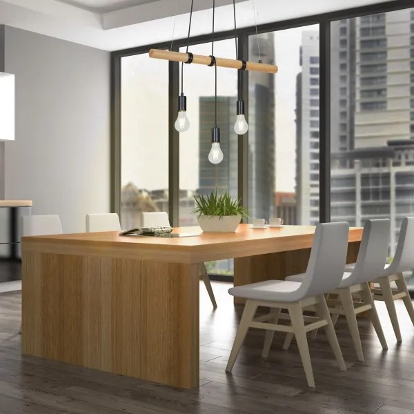 Briloner 4015035 - Csillár zsinóron 3xE27/25W/230V