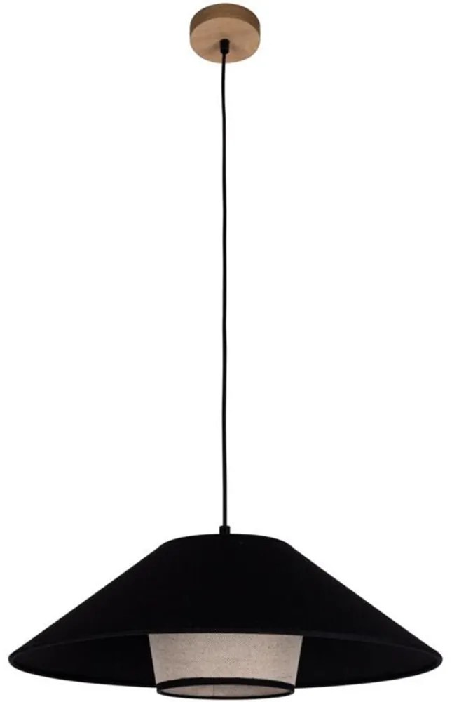 Spot-Light 16890174 - AMIGO kábeles függeszték 1xE27/60W/230V, tölgy