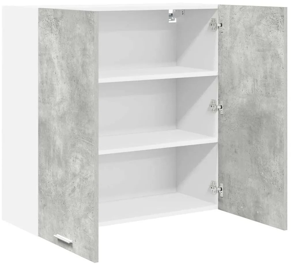 Függő szekrény Riga Beton Szürke 80 x 31 x 80 cm Faanyag