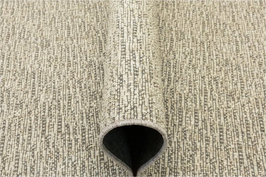 Szőnyeg Zsinór Tartós Praktikus Bézs Vastag Szövésű Filc Savannah 200x400 cm