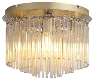 Searchlight 55620-320CP - Mennyezeti lámpatest SWIZZLE 5xE14/60W/230V, átmérő 32 cm, arany