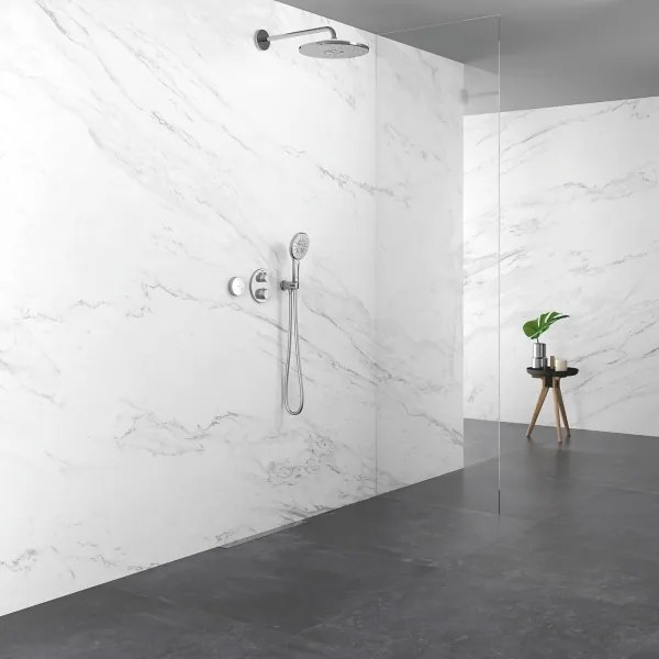 GROHE 24075000 - GROHTHERM termosztátos zuhanycsaptelep, fényes króm