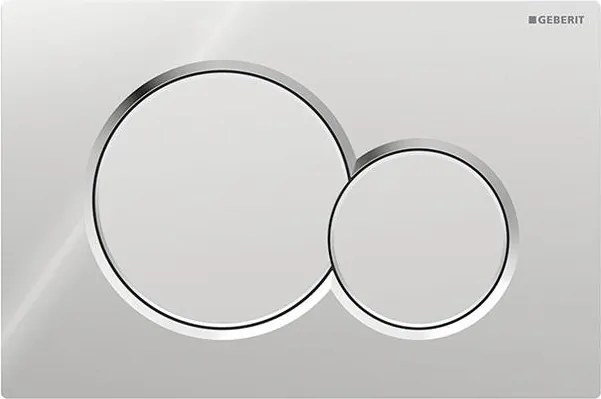 Geberit 115.770.KA.5 - Sigma01 Round öblítőnyomólap 24,6x16,4 cm króm