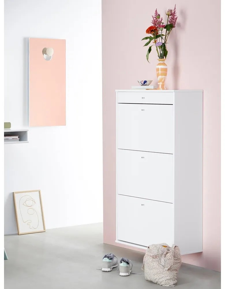 Fehér cipősszekrény Mistral White