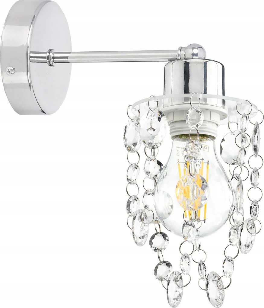 Fali lámpa fali lámpa króm kristály glamour