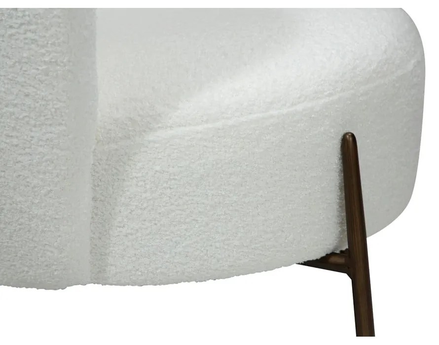 Fehér buklé fotel Orbit – DAN-FORM Denmark