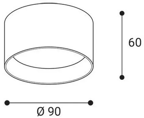 LED2 - ZETA ON LED beépíthető spotlámpa 8W/230V 3000/3500/4000K, átmérő 9 cm, fekete