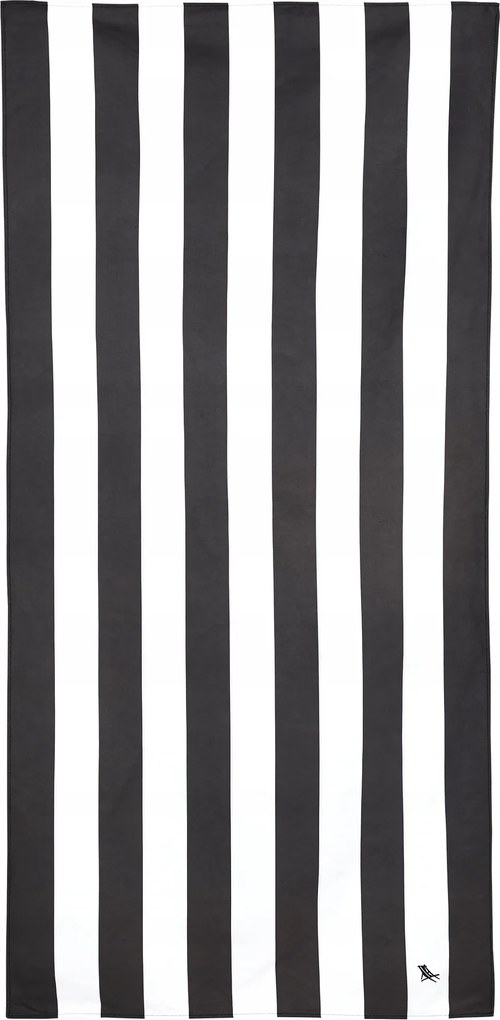 Dock &amp; Bay Cabana Gyorsan száradó Strandtörölköző 160x90 cm Kamari Charcoal