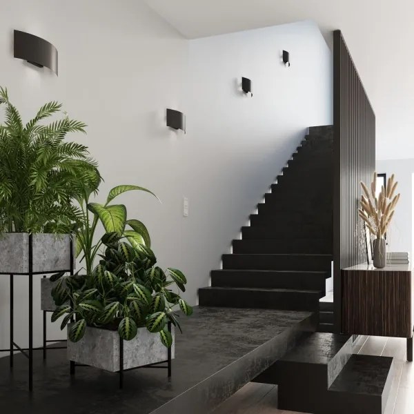 Sollux SL.0937 - Fali lámpa MAGNUS 2xG9/40W/230V fekete