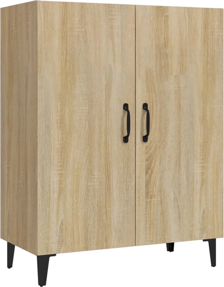 vidaXL sonoma-tölgyszínű szerelt fa tálalóasztal 70 x 34 x 90 cm