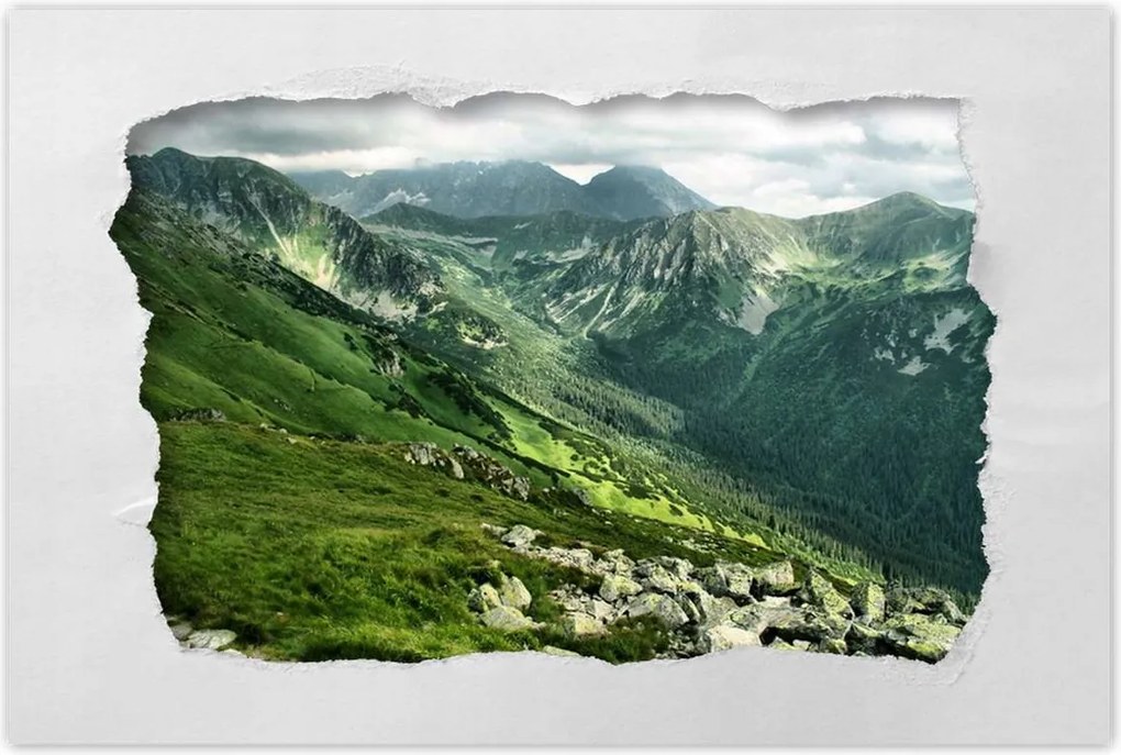 Poszterek 90x60 Tátra Lengyel hegyek Kilátás