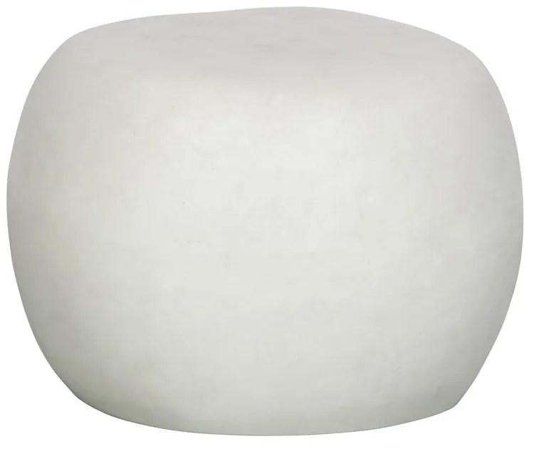 Fehér kerek dohányzóasztal ø 50 cm Pebble – vtwonen