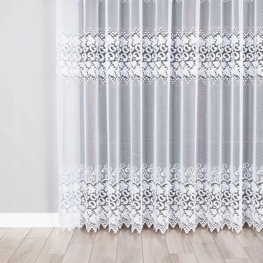 Mg Függöny 4465M Fehér 250x230cm készre varrva Bt M