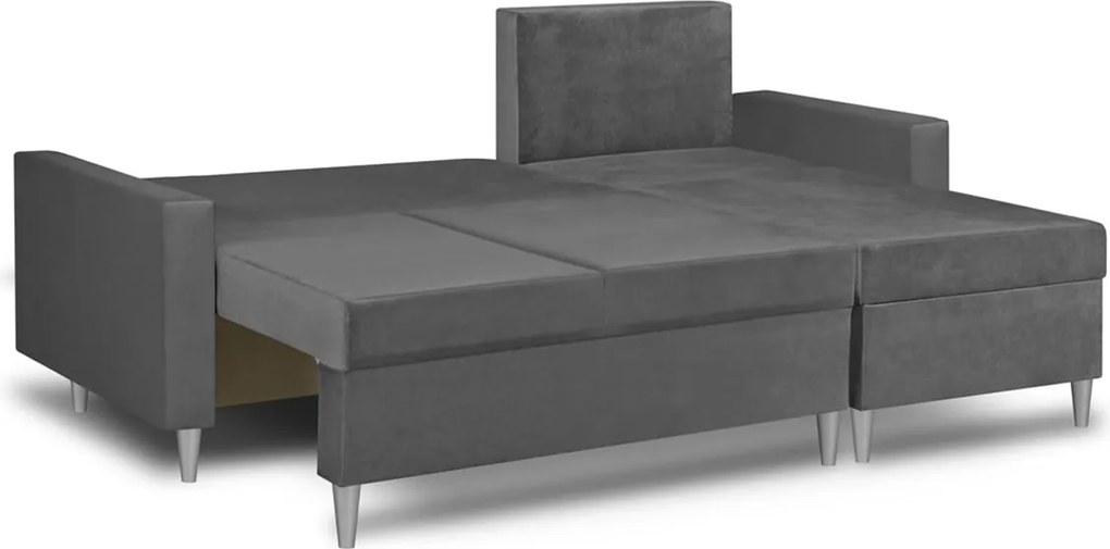 GEST Kinyitható sarokkanapé Türkizkék