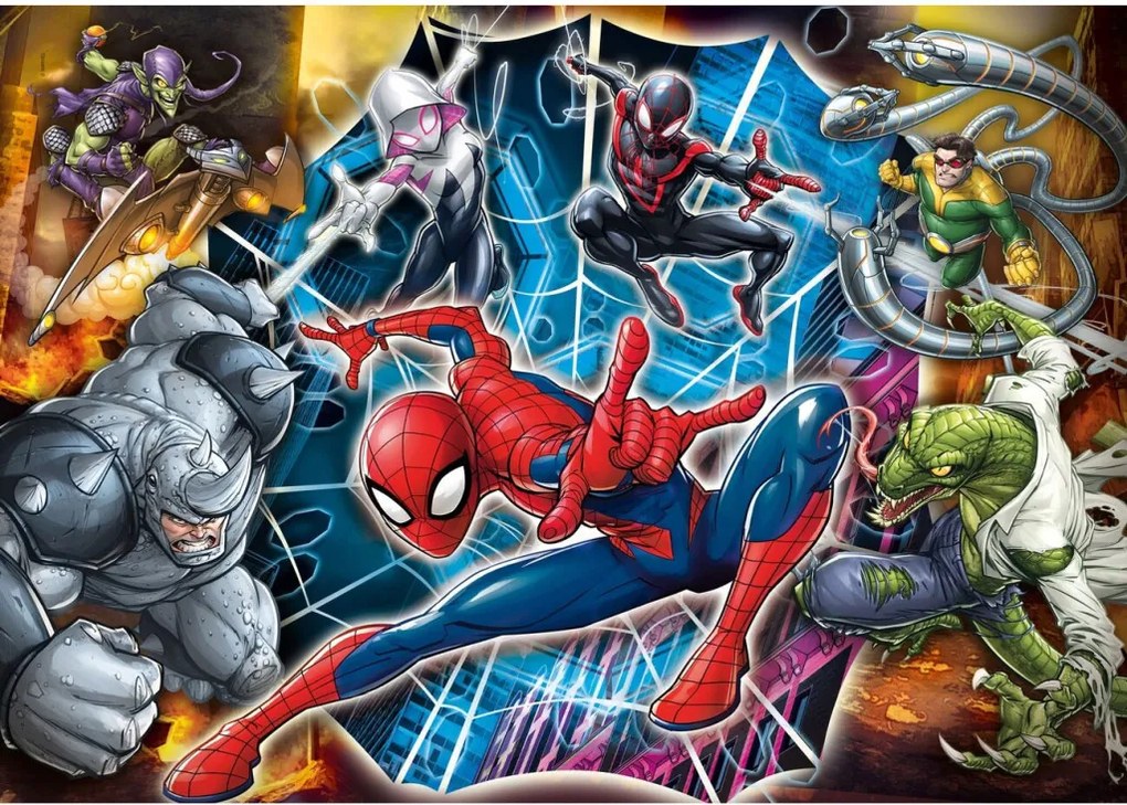 Pókember Enemies 104 db-os maxi puzzle Clementoni