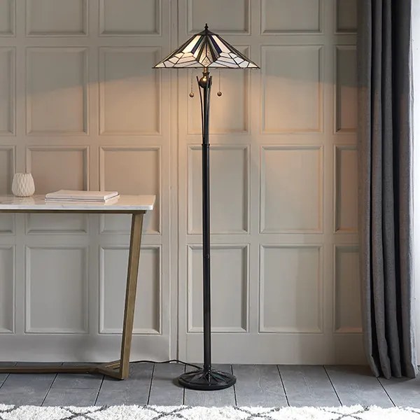 Endon ASTORIA 63934 Tiffany Állólámpa 2x60W/E27 IP20