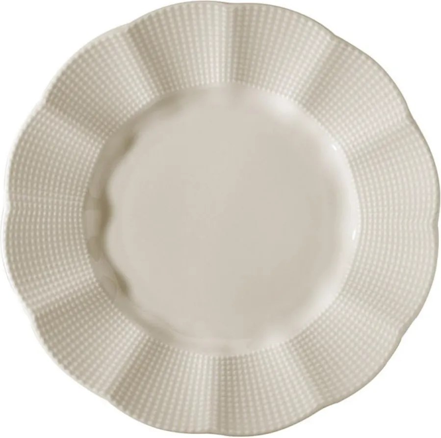 26 részes porcelán étkészlet krém
