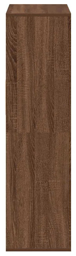 könyvszekrény barna tölgy 66x31x112 cm szerelt fa