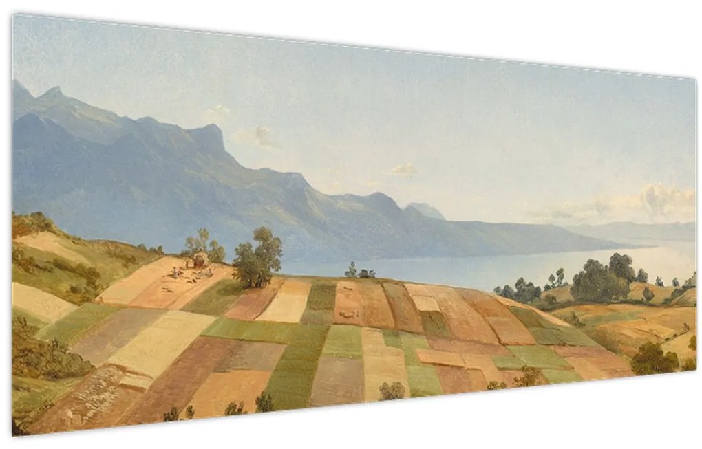 Kép - Alexandre Calame, Swiss Landscape, reprodukciók (120x50 cm)