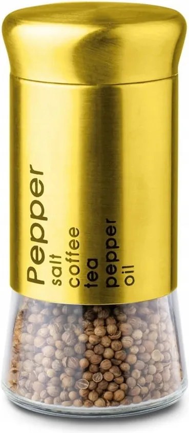 Arany színű üveg fűszertartó 150 ml Asha