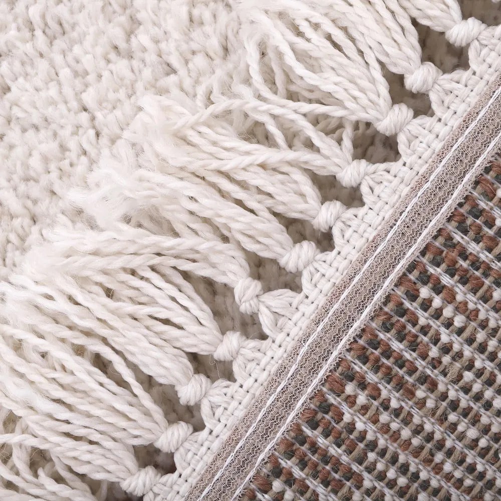 Wooly bézs-piros szőnyeg, 120 x 170 cm - Nattiot