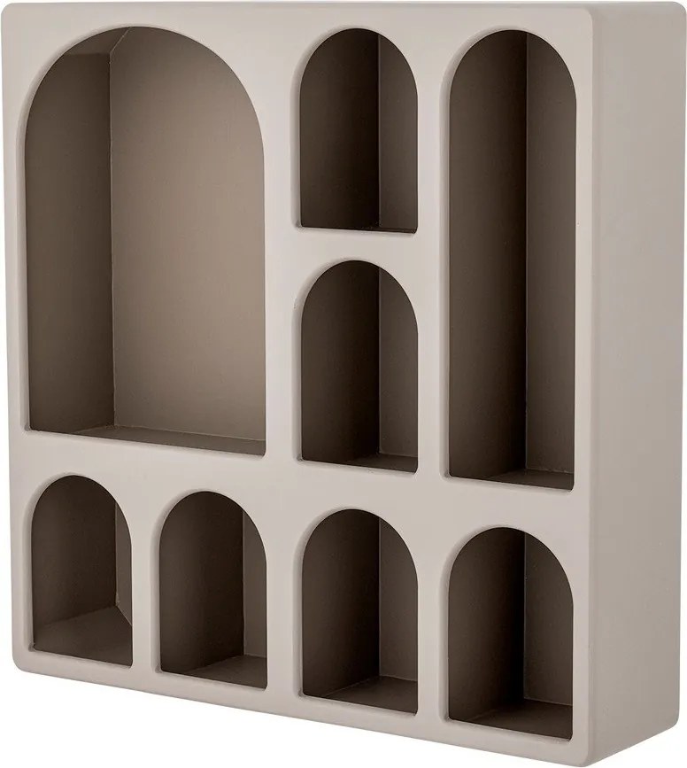 Szürkésbézs többszintes fali polc 48 cm Graphia – Bloomingville