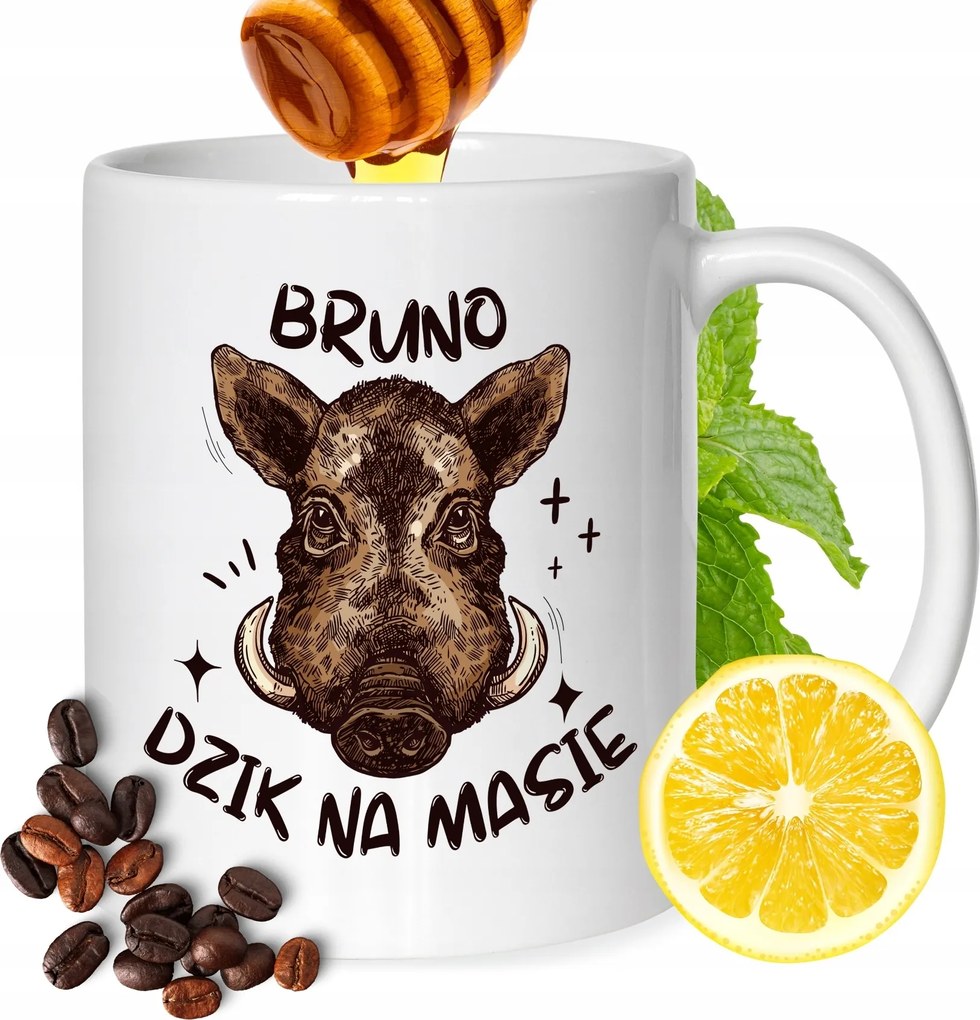 Bögre Bruno Férj Barátjának Nyomtatott Ajándék Fehér 330ml