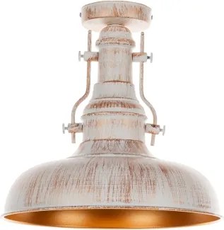 Brilagi - Mennyezeti lámpatest PYRONIC 1xE27/40W/230V átm. 32 cm krémszín/patina