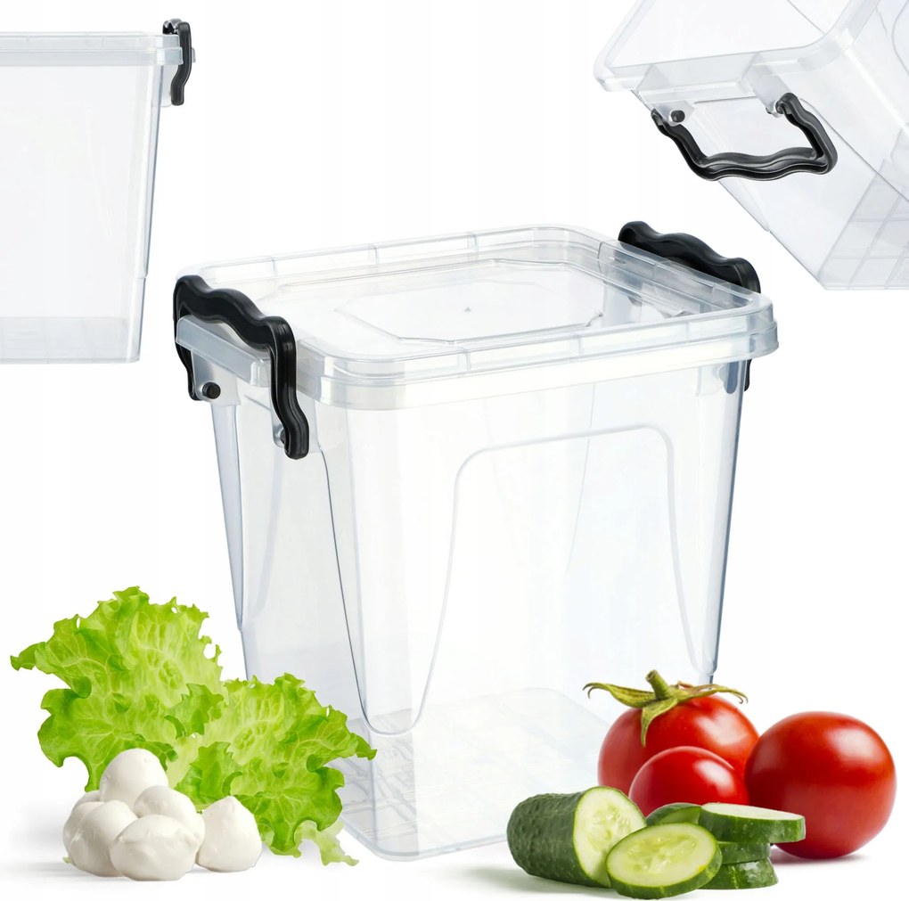 Ételtároló Doboz Uzsonnás Doboz 1,8L Fedéllel