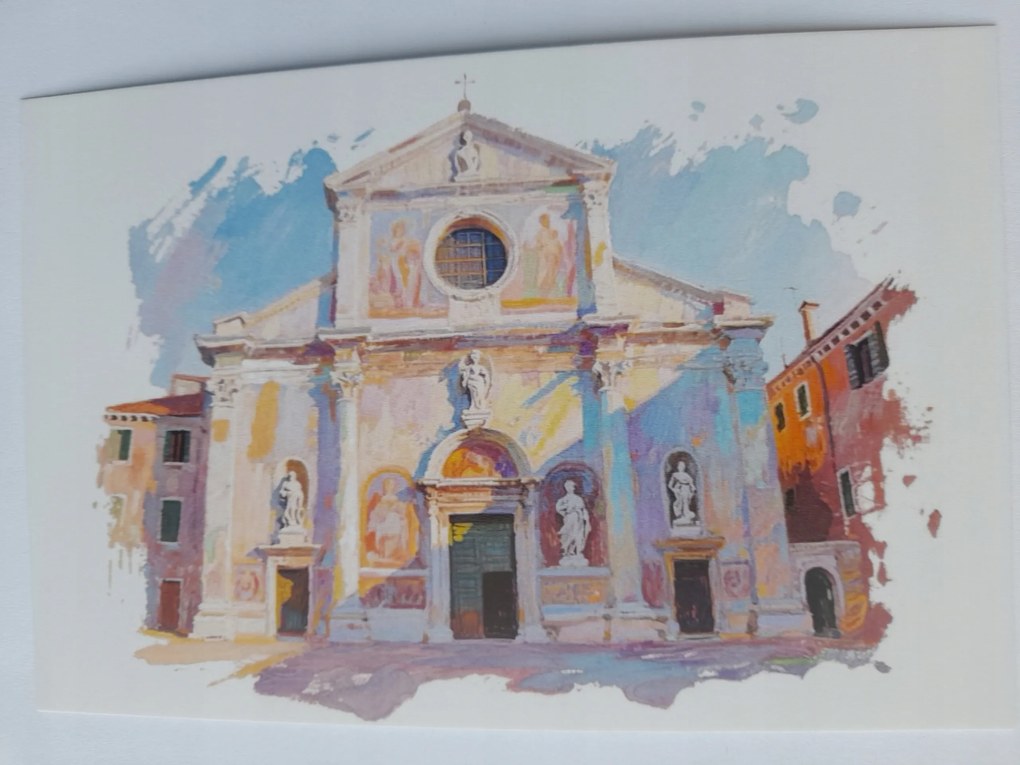 Grafika Keret Olaszország Velence 13