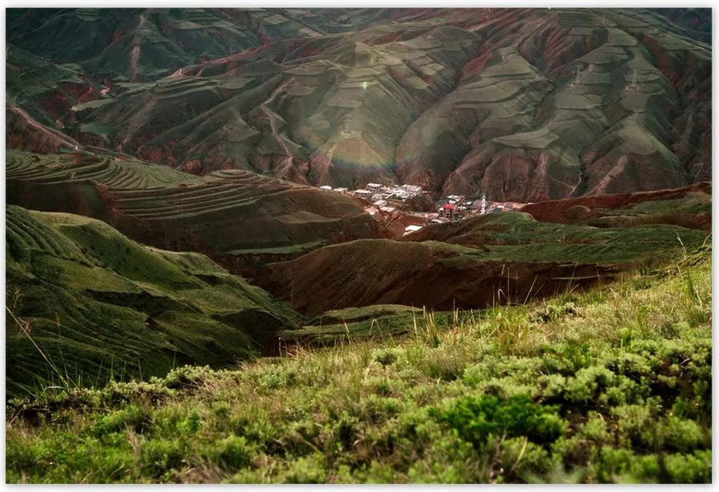 Poszterek 185x125 Hegyi táj Tájkép