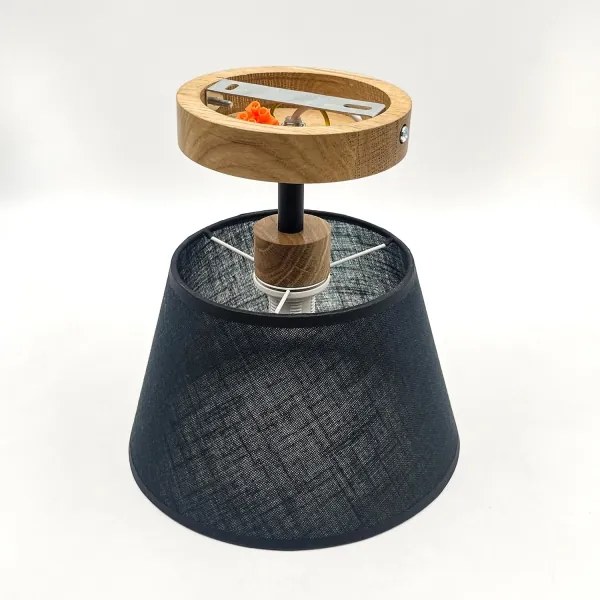 Brilagi - LED  Felületre szerelhető csillár  ANTHONY 1xE14/60W/230V tölgy/fekete