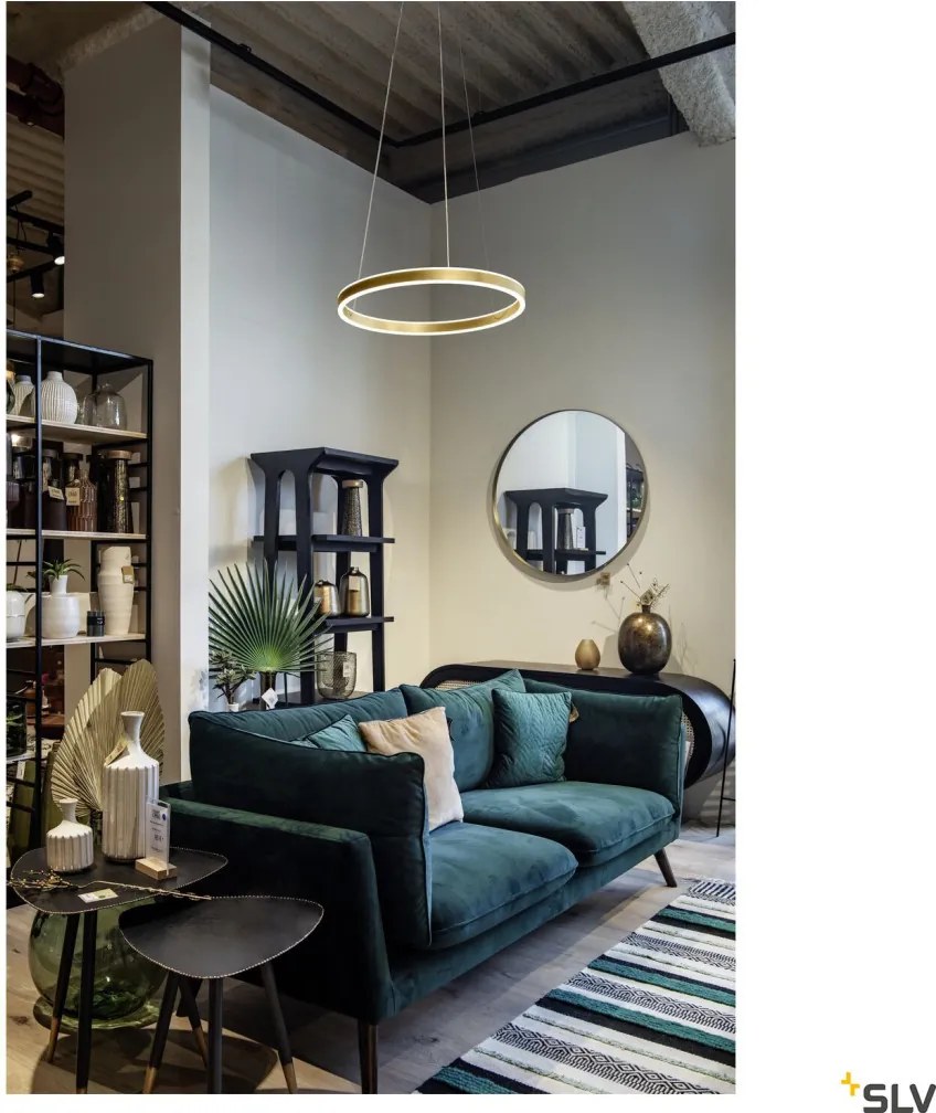 SLV 1005177 ONE Modern Led Függesztett Lámpa Sárgaréz LED IP20