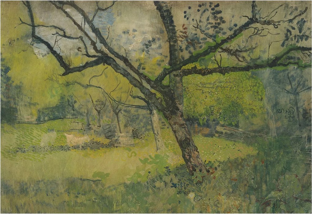 Stílusos Dekoratív Fotótapéta Flizelin Zöld tájkép 152x104 Ragasztó