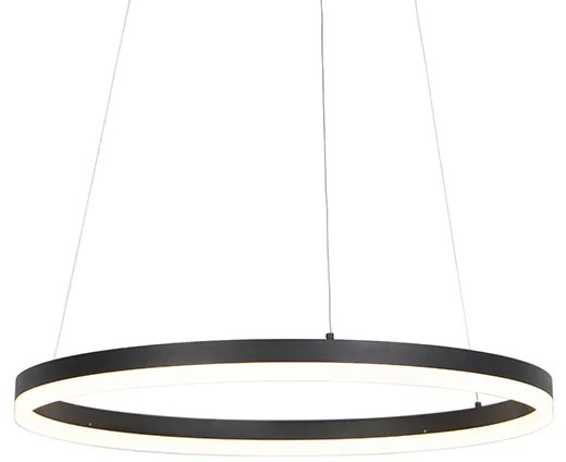 Design lógólámpa fekete 60 cm LED-del, 3 fokozatú fényerő-szabályozóval - Anello