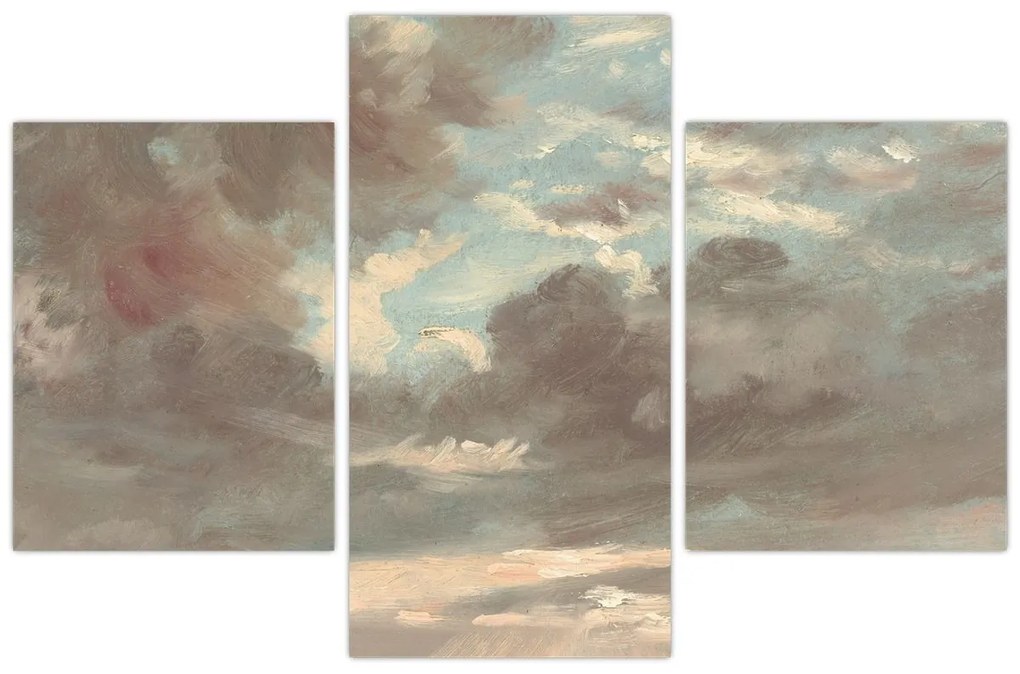 Kép - John Constable, Cloud Study Stormy Sunset, reprodukciók (90x60 cm)