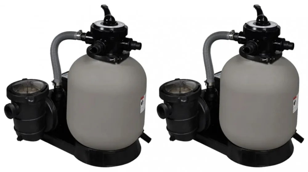 2 db homokszűrő szivattyú 600 W 17000 l/óra