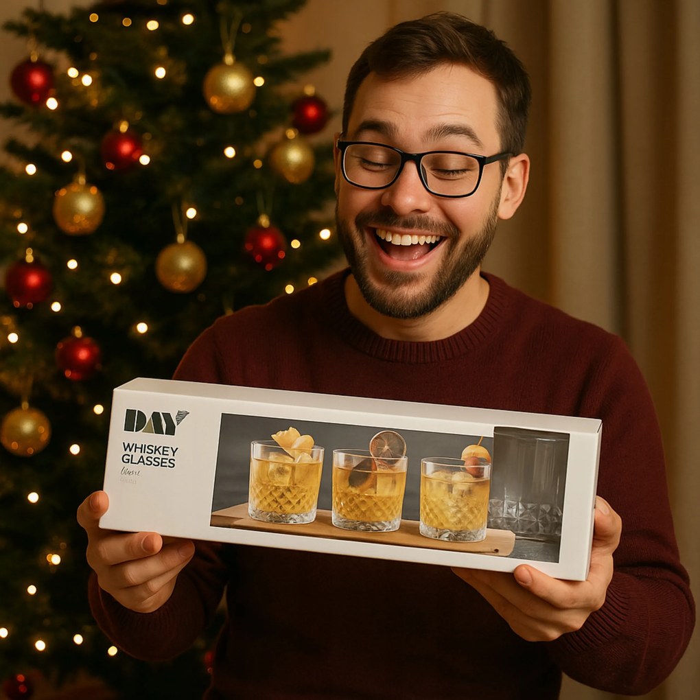 Whiskys pohár szett üdítőital gyümölcslé elegáns exlusive stílus 4 db-os