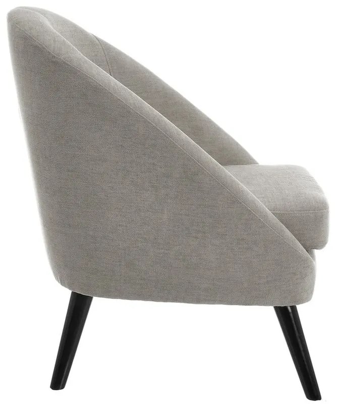 Világosszürke fotel Cover – Casa Selección