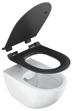 Ravak X01862 - WC-ülőke SoftClose VITA SLIM fekete